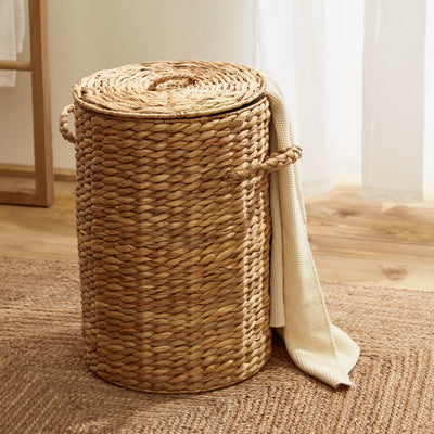 YESSIRA natural fibre clothes basket, 55 cm