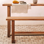 CANADELL Vanjska klupa od čvrste reciklirane tikovine, 170/130 cm