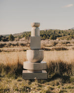 GARBET Stol za kavu od cement, Ø 60 cm