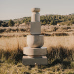 GARBET Stol za kavu od cementa, Ø 80 cm