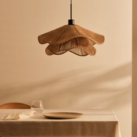 PONTOS Ceiling lamp shade in jute with a natural finish, Ø 50 cm