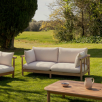 SACOVA Dvosjed, izrađen od punog drva eukaliptusa