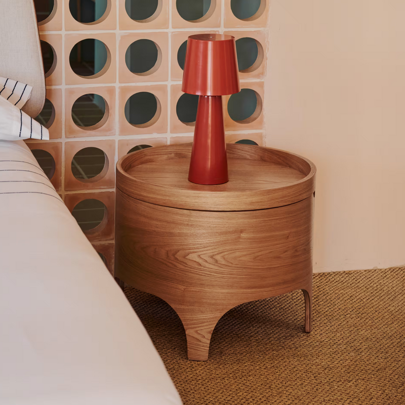 OCTAVIA Bedside table, Ø 55 cm