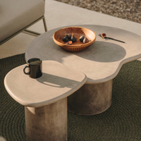 MACARELLA Cement side table, 48 x 47 cm