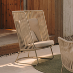 SACONCA Vanjska fotelja s visokim naslonom