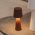 ARENYS Outdoor metal table lamp in a black painted finish