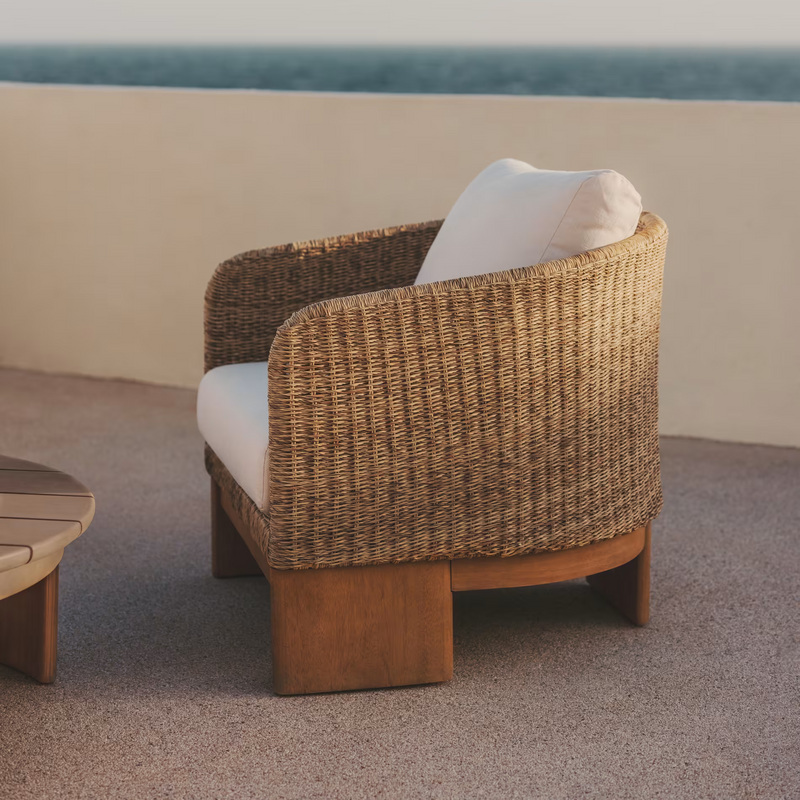 XORIGUER Fotelja od sintetičkog ratana i punog drva eukaliptusa