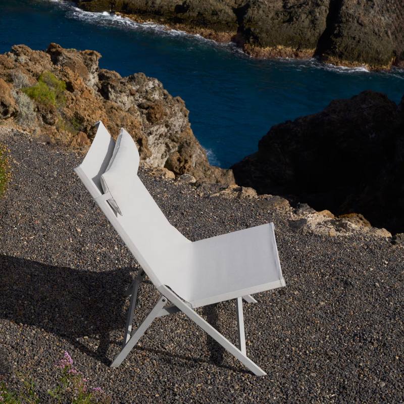 CANUTELLS Sklopiva fotelja izrađena od aluminija u boji