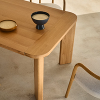 JONDAL Extendable table made of solid wood and oak veneer 100% FSC, 200 (280) cm x 100 cm