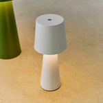 ARENYS Outdoor metal table lamp in a black painted finish