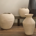 PRIA Vases made of white papier-mâché 51 cm