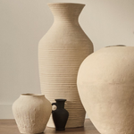 PRIA Vases made of white papier-mâché 51 cm