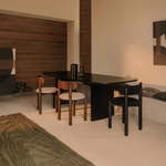 LITTO Crni, lakirani MDF stol