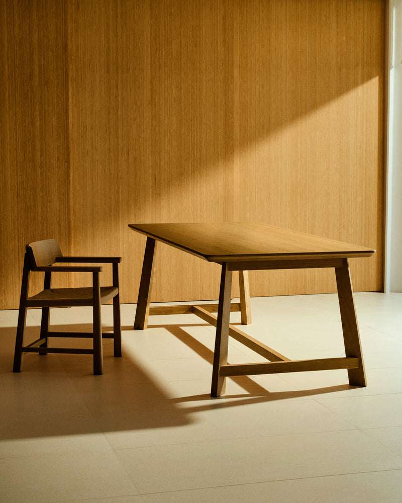IDUN chair made of FSC Mix Credit solid oak wood