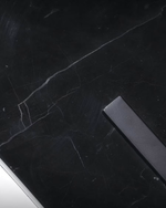 JUHE Podna lampa od čelika i crnog mramora