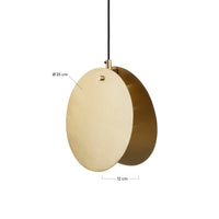 MONICA pendant lamp brass