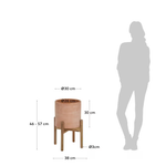 DALVA Terracota plant pot, Ø 26 cm