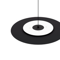 ASINTOTO - Gravity black ceiling lamp