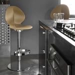 BASIL Stool with swivelling base adjustable in height base