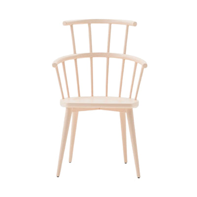 W. Wooden armchair