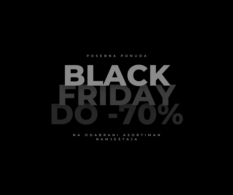 BLACK FRIDAY POPUSTI DO 70%