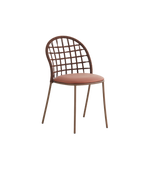 PETALE Ručno tkana stolica s rešetkastim uzorkom