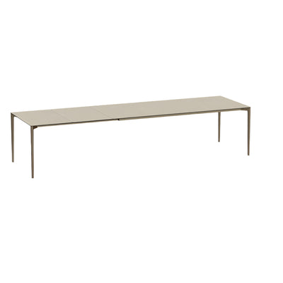 NUDE Outdoor rectangular expandable dining table