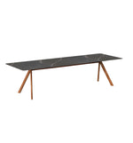 ATRIVM Vanjski pravokutni blagovaonski stol s nogama od punog drva