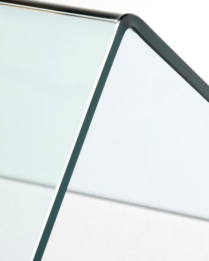 BURANO Stakleni radni stol 125 x 70 cm