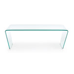 BURANO Stakleni stolić za kavu, 120 x 60 cm