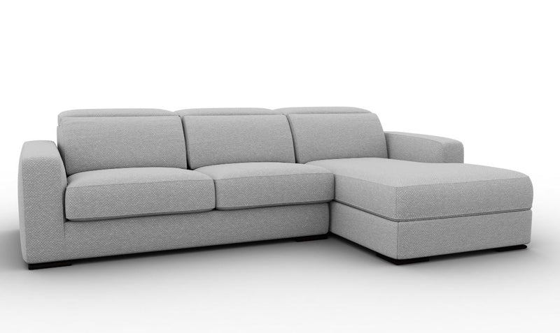 CAST 3-seater maxi sofa with right side chaise longue
