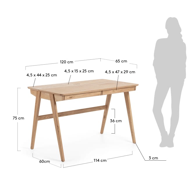 JULIA radni stol, 120 x 65 cm