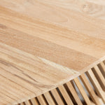 JEANETTE Okrugli stol od pune tikovine, Ø 120 cm