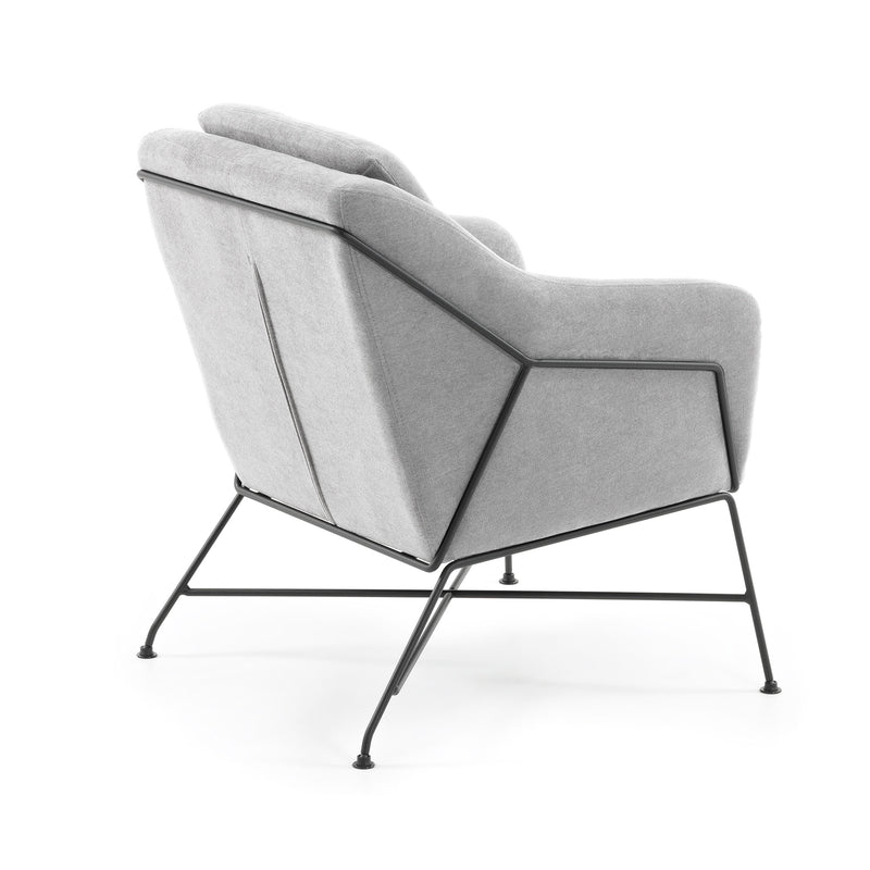 BRIDA Fotelja u svijetlo sivoj boji