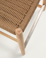 NINA Visoka stolica od punog drva akacije, 62 cm