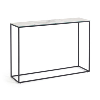 REWENA White console table, 110 x 75 cm