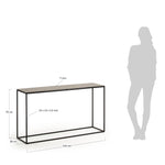 REWENA Brown console table, 110 x 75 cm