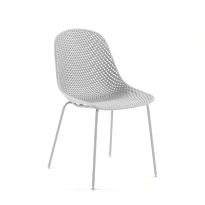 QUINBY Outdoor dining chair in white
