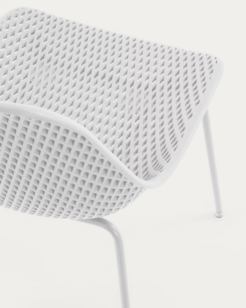 QUINBY Outdoor dining chair in white