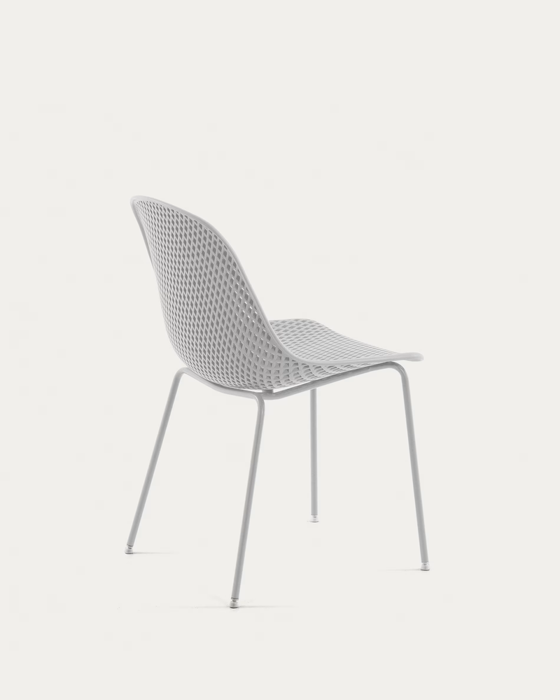 QUINBY Outdoor dining chair in white
