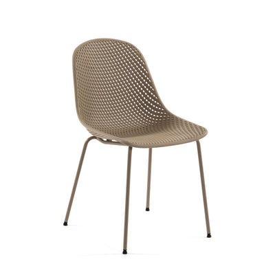 QUINBY Outdoor dining chair in beige