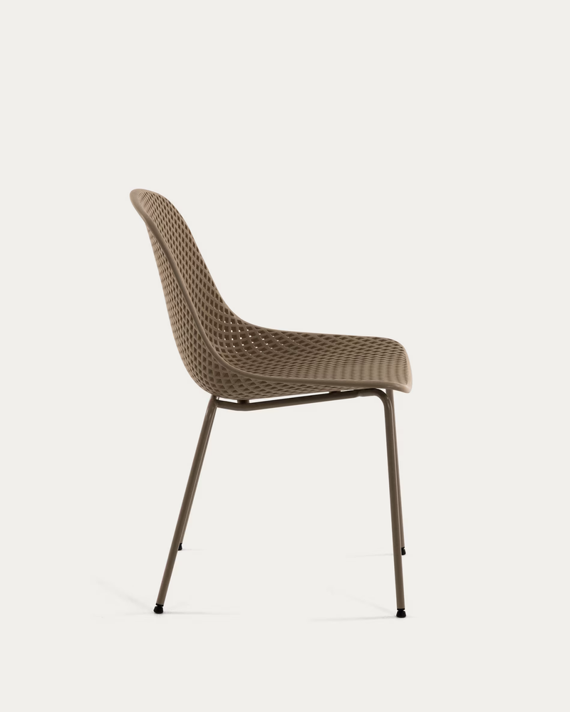 QUINBY Outdoor dining chair in beige