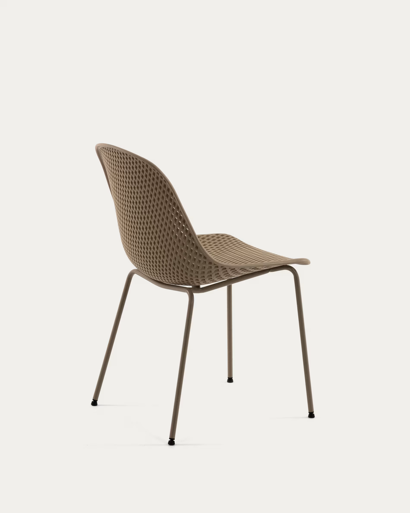 QUINBY Outdoor dining chair in beige
