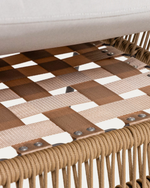 SAMANTA Fotelja koja se može složiti u bež cord-u