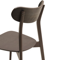 SAFINA Chair in ash veneer and solid rubber wood