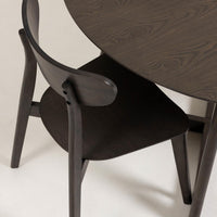 SAFINA Chair in ash veneer and solid rubber wood