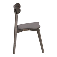 SAFINA Chair in ash veneer and solid rubber wood