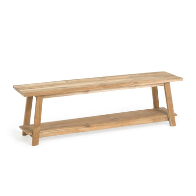 SAFARA Solid recycled teak bench 150 cm