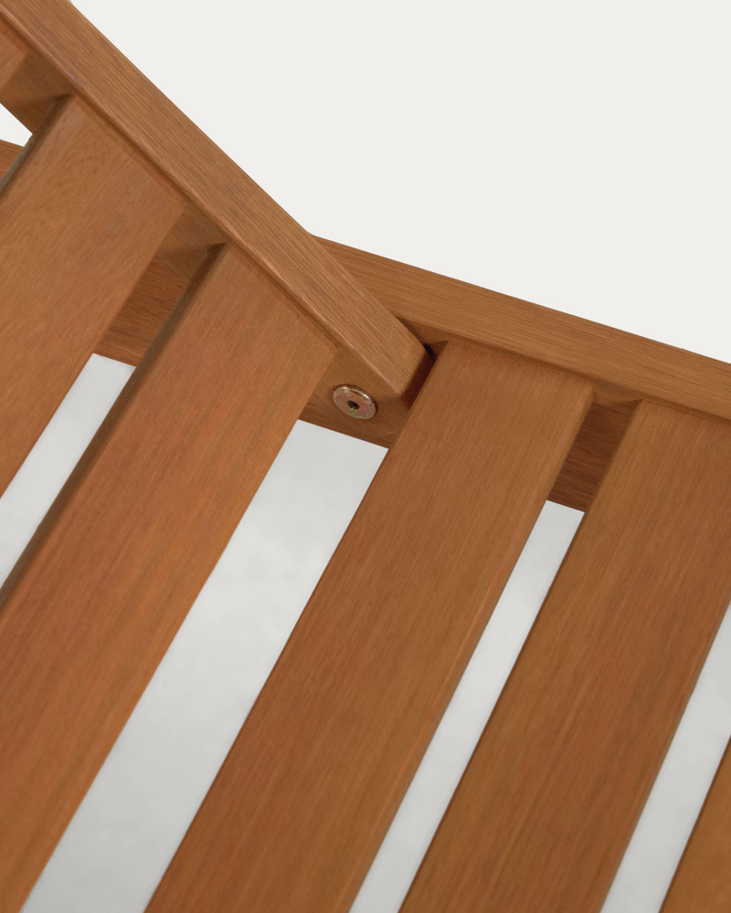 BELIA Vanjska ležaljka za sunčanje od punog drva eukaliptusa, 100% FSC