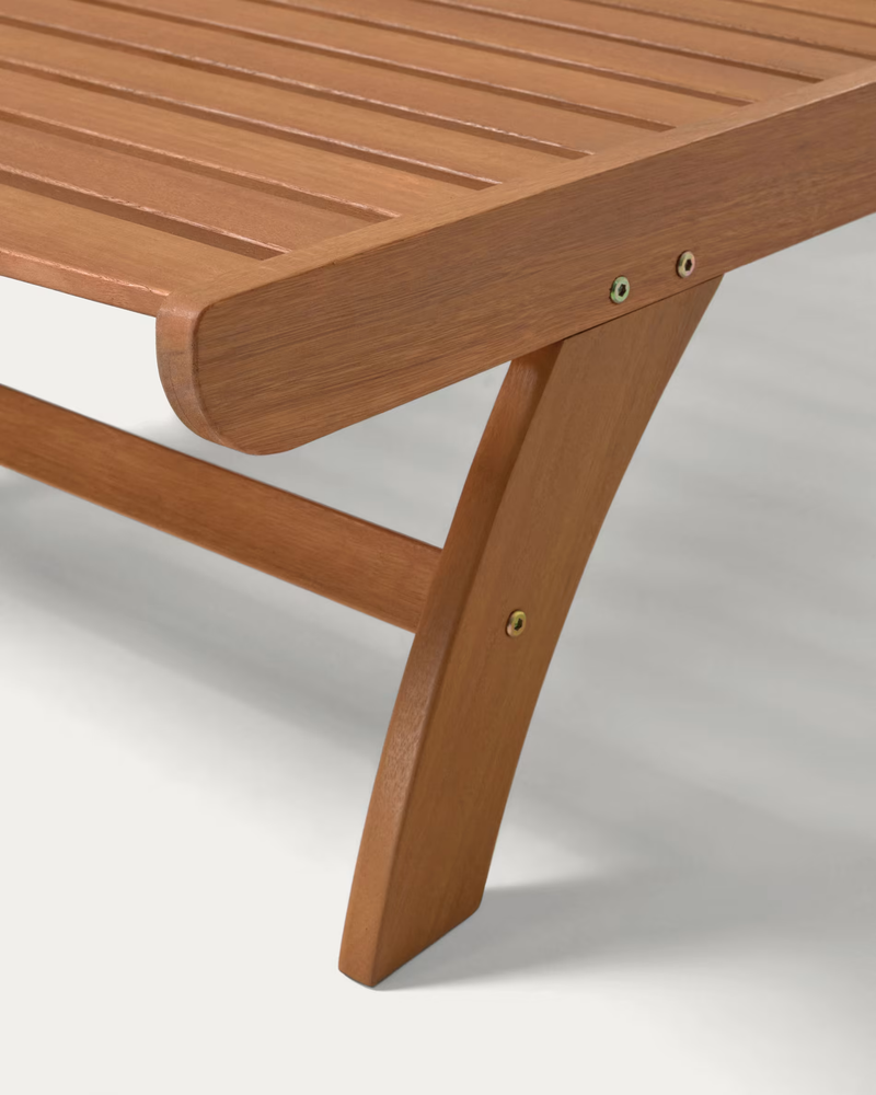 BELIA Vanjska ležaljka za sunčanje od punog drva eukaliptusa, 100% FSC